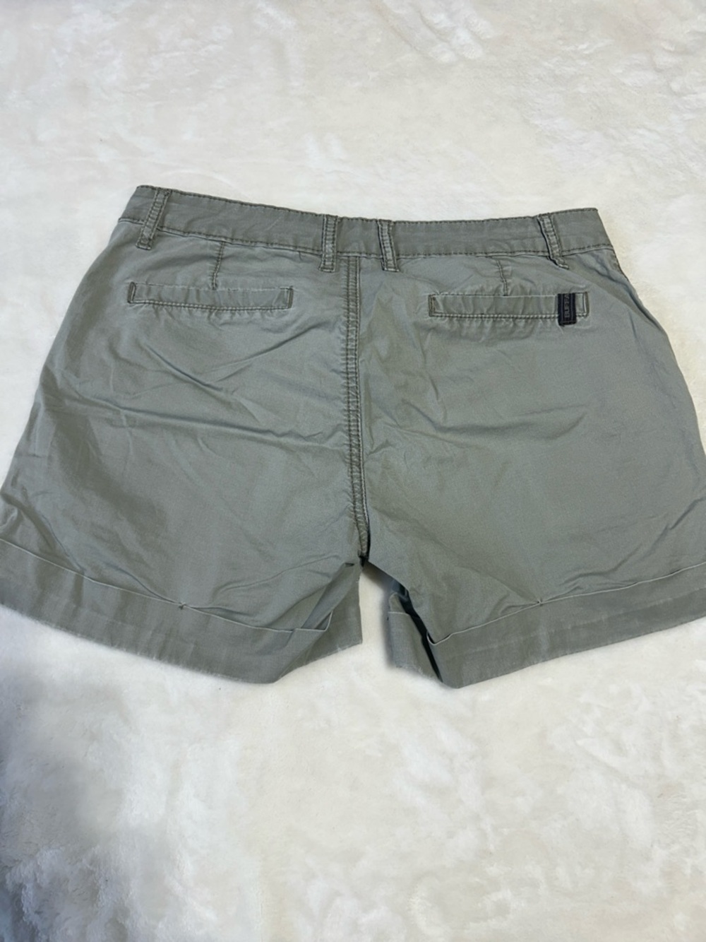 Casual Women's Buffalo Olive Green Utility Shorts - Picture 5 of 5